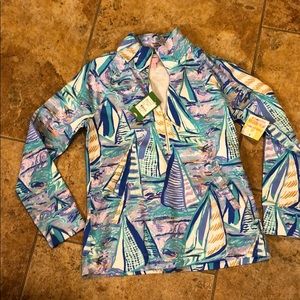 Lilly Pulitzer Skipper Popover Aboat Time